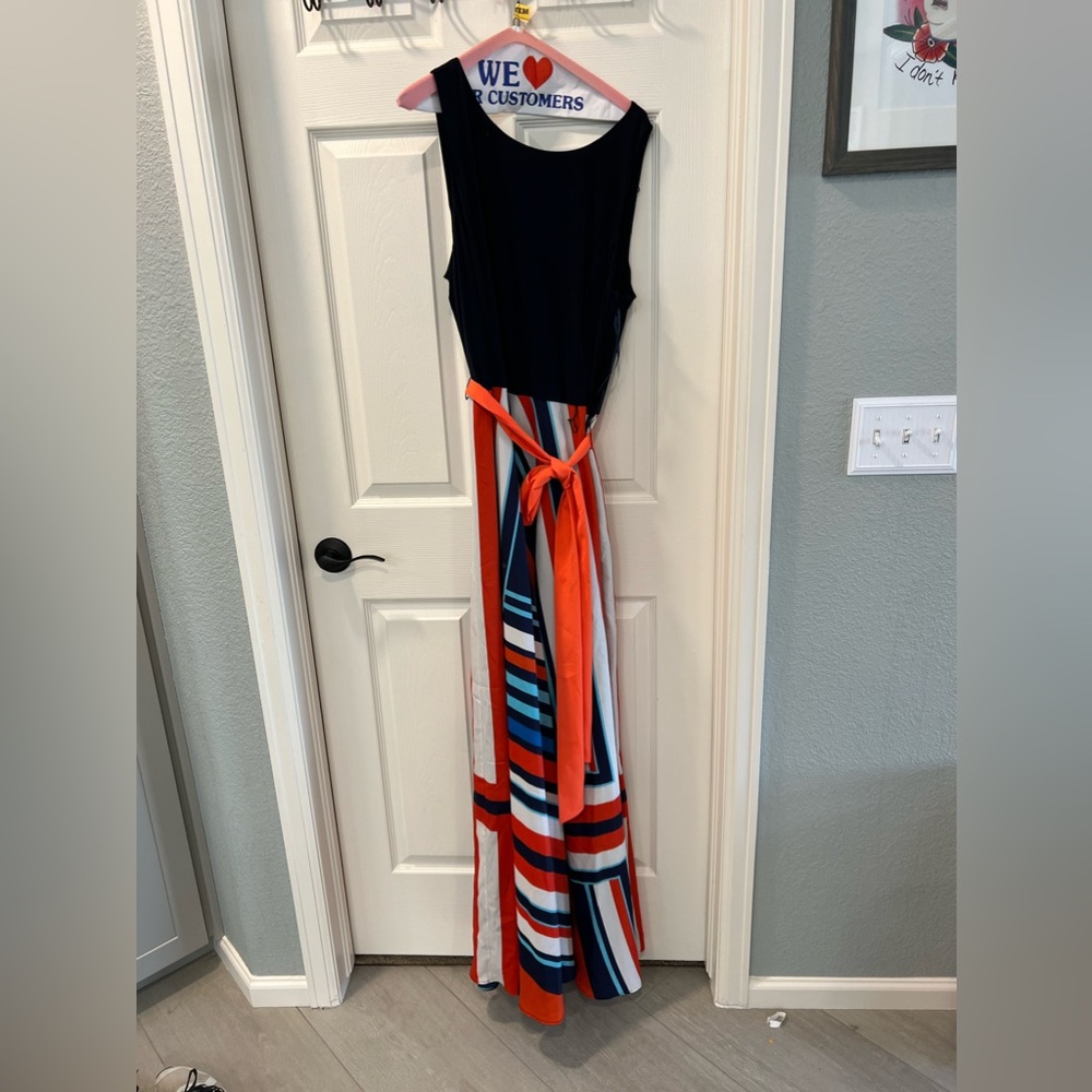 Eliza J scarf maxi dress